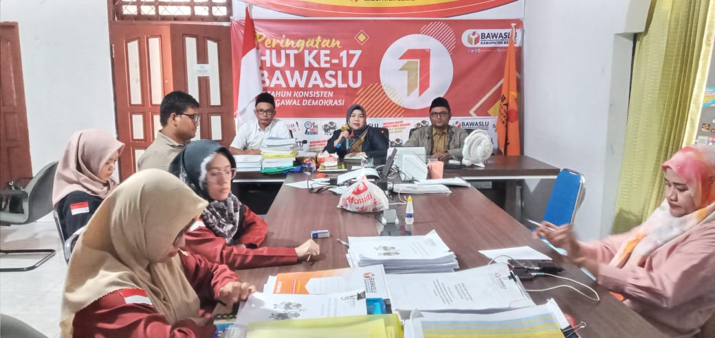 Rapat internal Penguatan Kelembagaan 